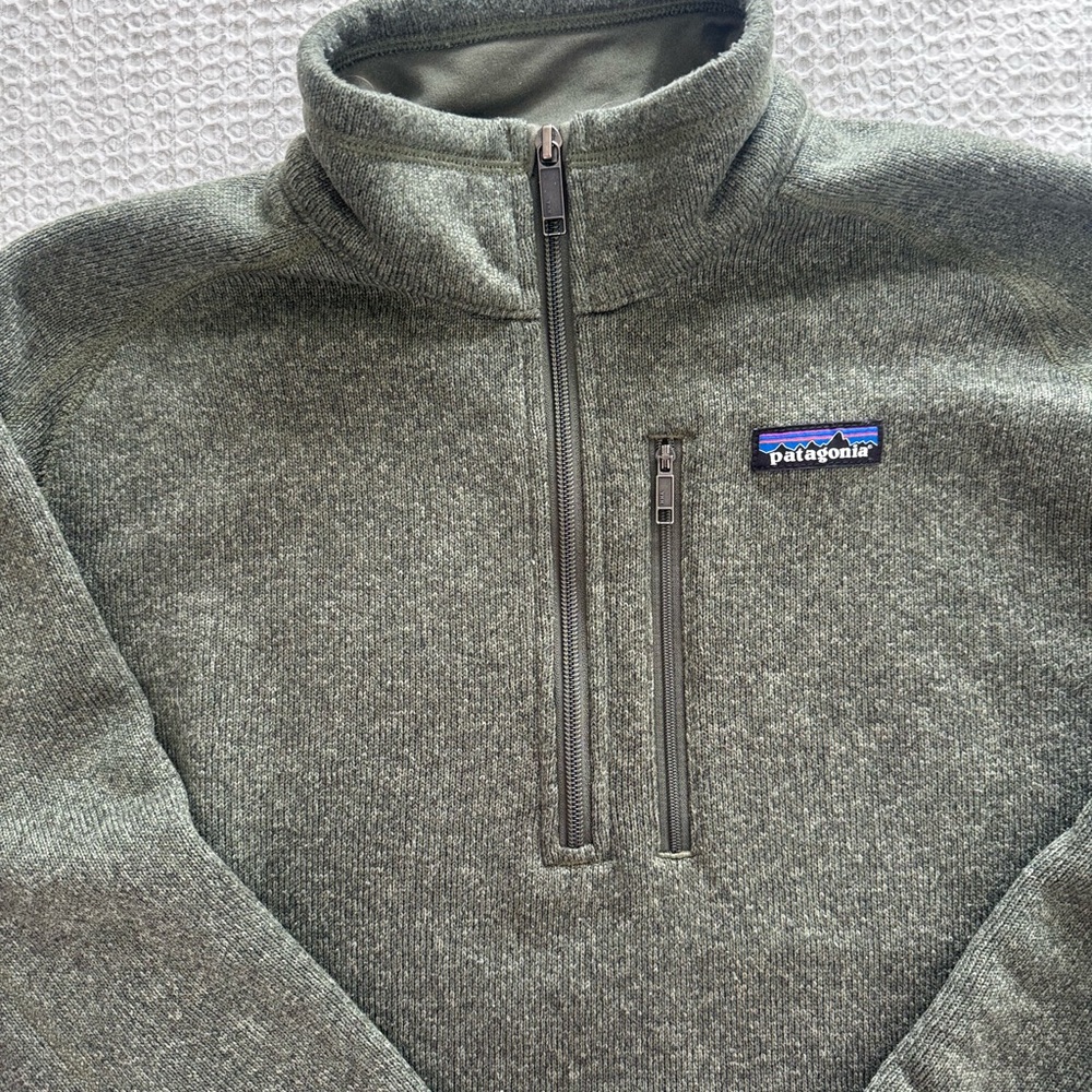 Patagonia green quarterzip - Picture 2 of 3